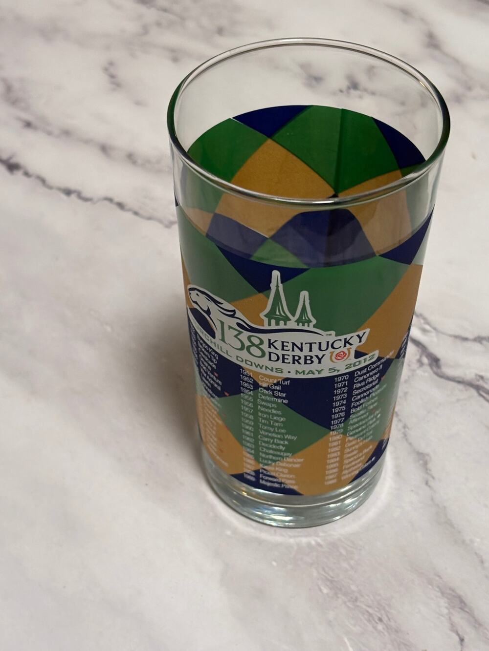 2012 Kentucky Derby Official 138 Churchill Downs Vintage Julep Glass Louisville